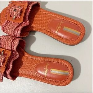 Brand New Sam Edelman Bambi Slides in Orange